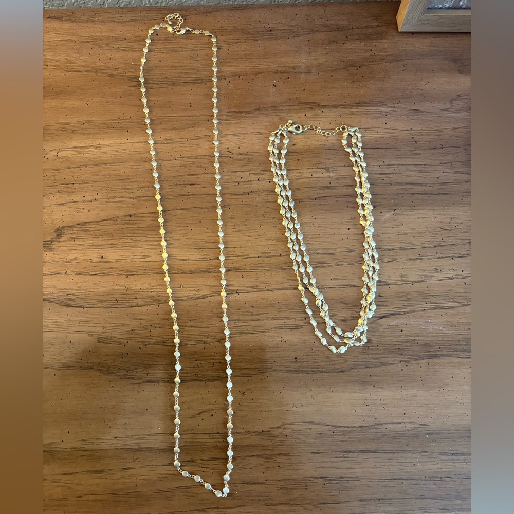 Fashion Jewelry Gold layered Necklace Set